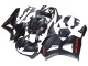 Carenados Moto Honda CBR600RR 2013-2023 - Negro Mate Rojo Calcomanías
