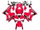 Carenados Moto Honda CBR600RR 2013-2026 - Rojo Blanco Negro