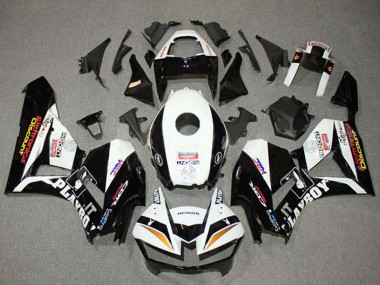 Carenados Moto Honda CBR600RR 2013-2023 - Blanco Oro Negro Brillante HRC