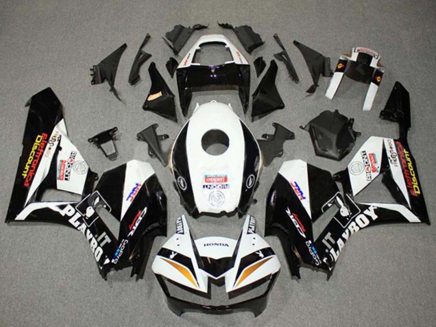 Carenados Moto Honda CBR600RR 2013-2026 - Blanco Oro Negro Brillante HRC