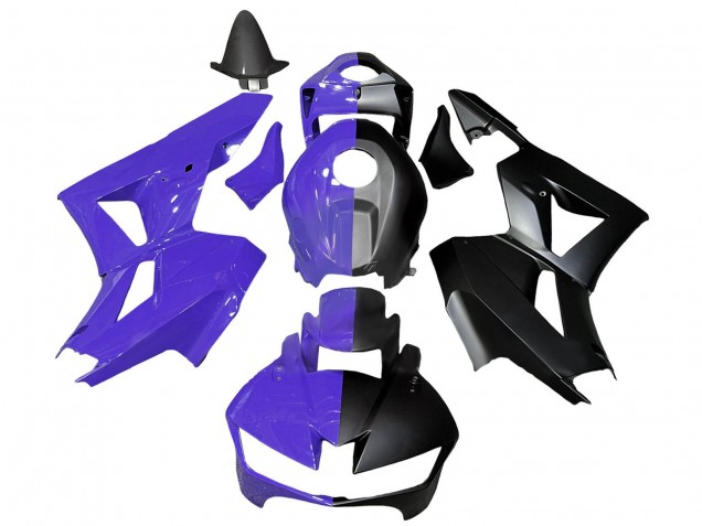 Carenados Moto Honda CBR600RR 2013-2026 - Púrpura Negro Mate Dividir