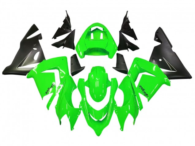 Carenados Moto Kawasaki ZX10R 2004-2005 - Verde Negro Ninja