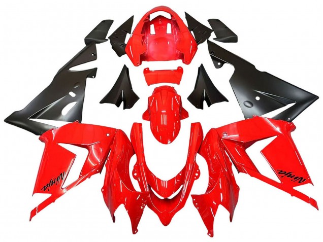 Carenados Moto Kawasaki ZX10R 2004-2005 - Rojo Negro Ninja