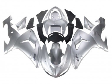 Carenados Moto Kawasaki ZX10R 2006-2007 - Plata Negro Ninja
