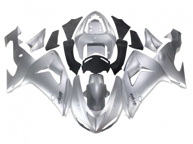 Carenados Moto Kawasaki ZX10R 2006-2007 - Plata Negro Ninja