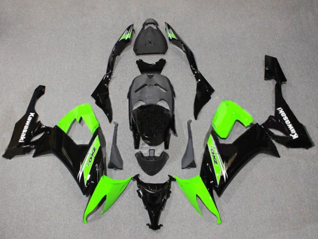 Carenados Moto Kawasaki ZX10R 2008-2010 - Verde Negro Brillante