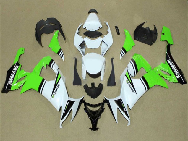 Carenados Moto Kawasaki ZX10R 2008-2010 - Blanco Verde Negro