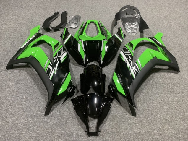 Carenados Moto Kawasaki ZX10R 2011-2015 - Verde Negro Brillante Negro Mate