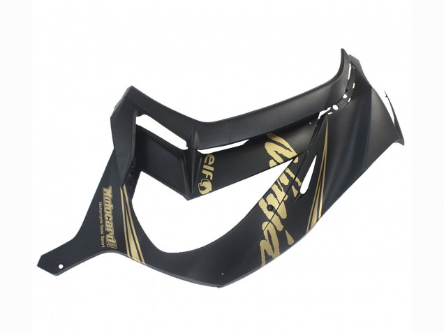 Carenados Moto Kawasaki ZX10R 2011-2015 - Negro Mate Oro Nieve Elf
