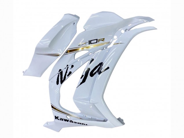 Carenados Moto Kawasaki ZX10R 2016-2020 - Blanco Oro Negro