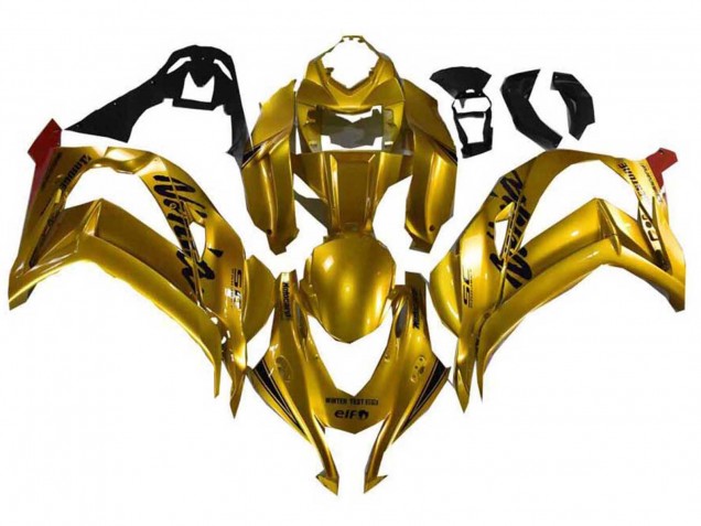 Carenados Moto Kawasaki ZX10R 2021-2025 - Oro Negro