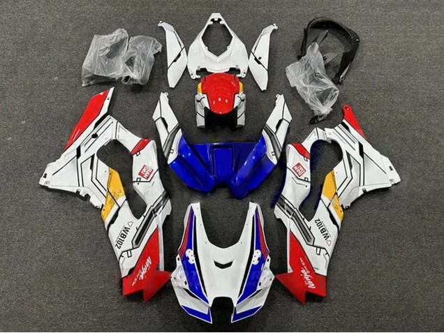Carenados Moto Kawasaki ZX10R 2021-2026 - Blanco Rojo Azul Amarillo WB102