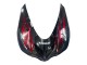 Kits Carenado Moto Kawasaki ZX14R ZZR1400 2006-2011 - Negro Brillante Rojo Llama