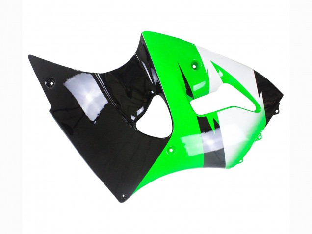 Carenados Moto Kawasaki ZX6R 1998-1999 - Verde Blanco Negro Brillante