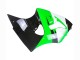 Carenados Moto Kawasaki ZX6R 1998-1999 - Verde Blanco Negro Brillante