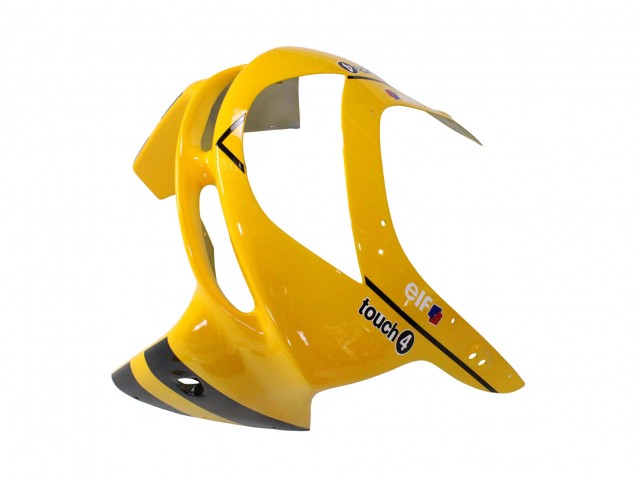 Carenados Moto Kawasaki ZX6R 1998-1999 - Amarillo Negro Monstruo Elf Bridgestone