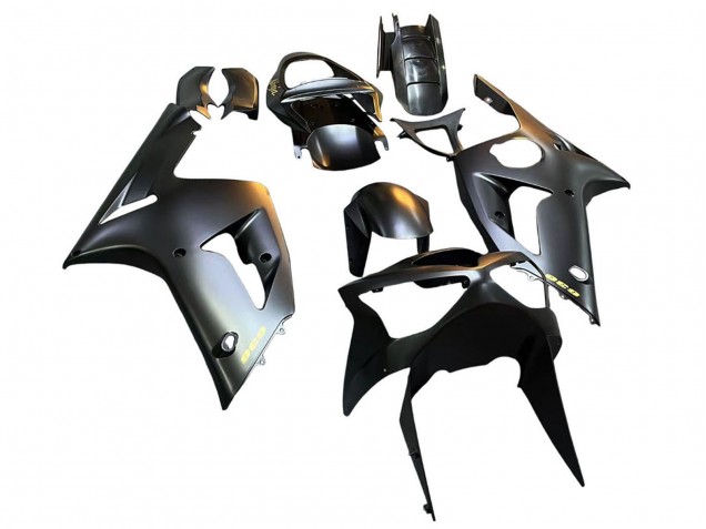 Carenados Moto Kawasaki ZX6R 2003-2004 - Negro Mate Oro 636
