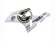Carenados Moto Kawasaki ZX6R 2003-2004 - Blanco Negro Motul Lucky Strike