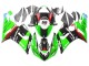 Carenados Moto Kawasaki ZX6R 2005-2006 - Verde Rojo Negro Elf 66
