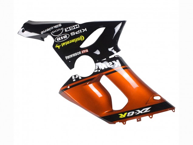 Carenado Moto Kawasaki ZX6R 2005-2006 - Naranja Negro