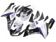 Carenados Moto Kawasaki ZX6R 2005-2006 - Blanco Púrpura Negro Rizoma Playboy DENSO