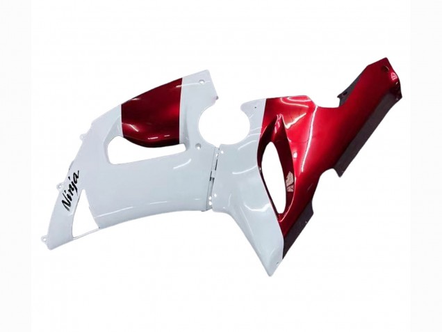 Carenados Moto Kawasaki ZX6R 2005-2006 - Blanco Rojo