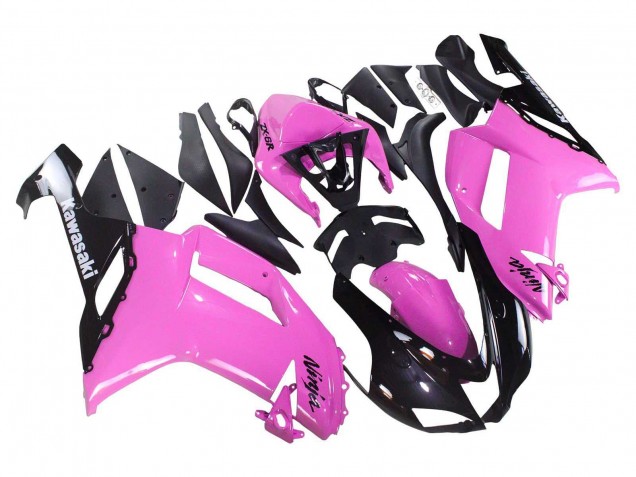 Carenados Moto Kawasaki ZX6R 2007-2008 - Negro Rosa Ninja