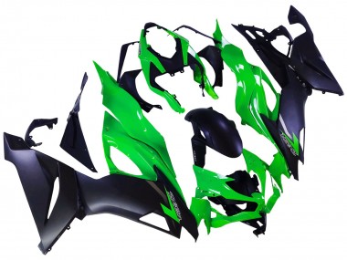 Carenados Moto Kawasaki ZX6R 2019-2022 - Verde Negro Mate