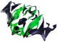 Carenados Moto Kawasaki ZX6R 2019-2022 - Verde Negro Mate