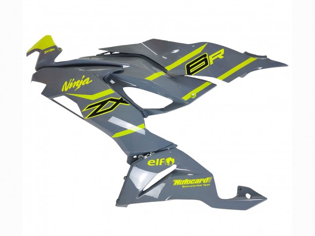 Carenados Moto Kawasaki ZX6R 2019-2022 - Nardo Gris Amarillo