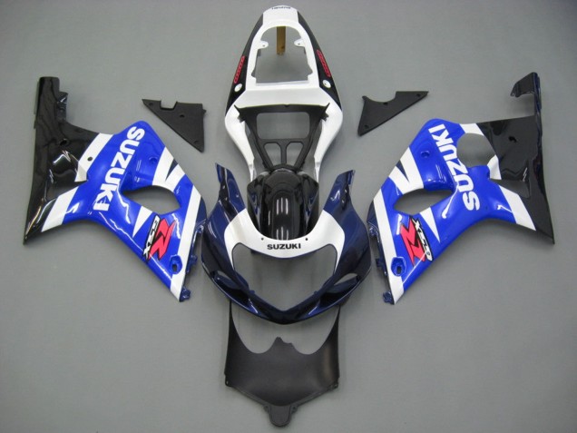 Carenado Moto Suzuki GSXR1000 2000-2002 - Blanco Azul Negro Rojo