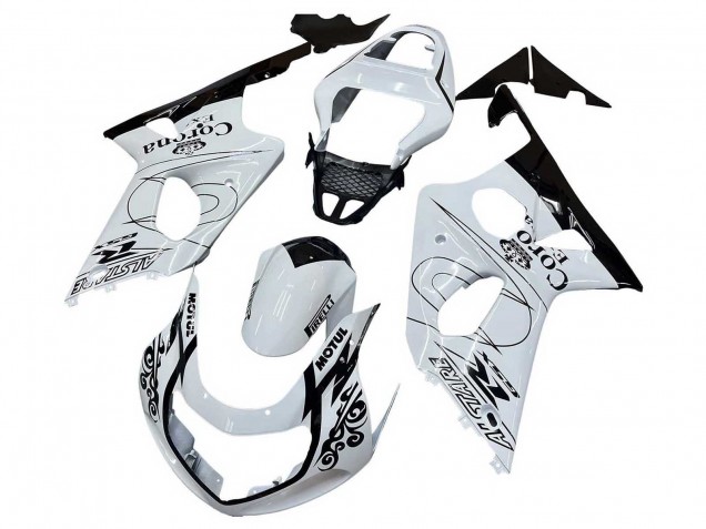 Carenados Moto Suzuki GSXR1000 2000-2002 - Blanco Negro Motul Corona