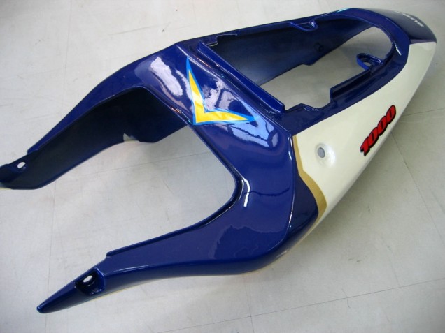 Carenados Moto Suzuki GSXR1000 2000-2002 - Amarillo Azul Oscuro Blanco Motul Corona