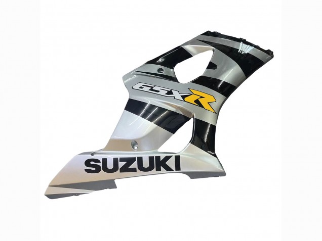 Carenados Moto Suzuki GSXR 1000 2003-2004 - Negro Brillante Plata Gris Amarillo