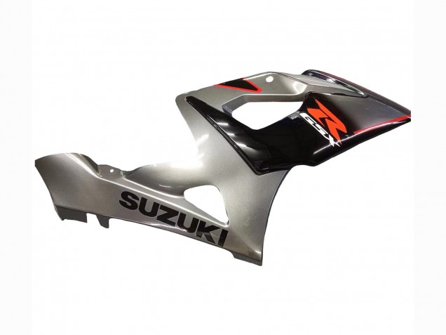 Carenado Moto Suzuki GSXR 1000 2005-2006 - Plata Negro Rojo