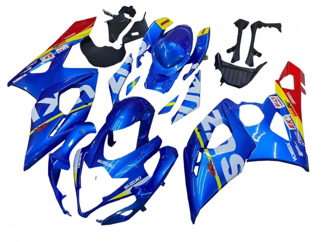 Carenados Moto Suzuki GSXR 1000 2005-2006 - Azul Amarillo Rojo Blanco