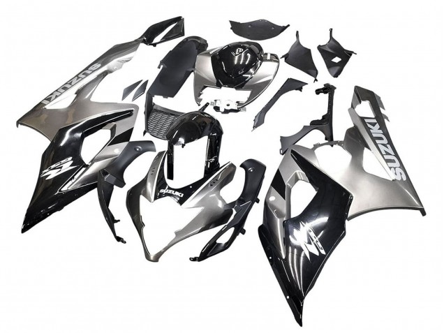 Carenados Moto Suzuki GSXR 1000 2005-2006 - Negro Brillante Gris