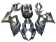 Carenados Moto Suzuki GSXR 1000 2007-2008 - Negro Mate Oro Calcomanía