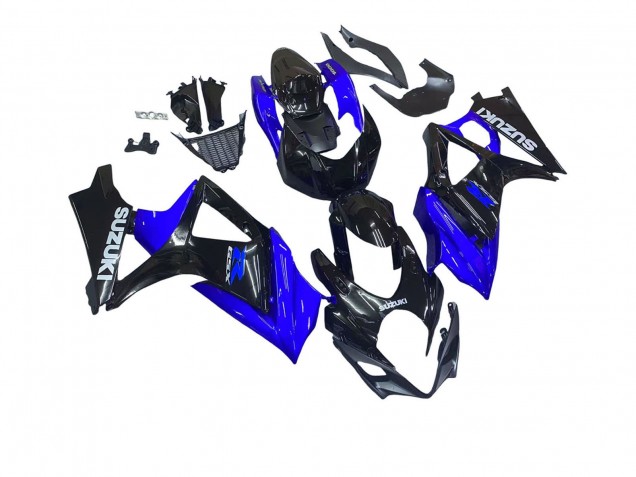 Kits Carenado Moto Suzuki GSXR 1000 2007-2008 - Azul Negro Brillante