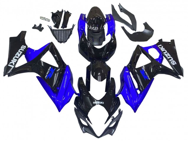 Kits Carenado Moto Suzuki GSXR 1000 2007-2008 - Azul Negro Brillante