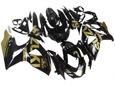 Carenados Moto Suzuki GSXR 1000 2009-2016 - Negro Brillante Oro