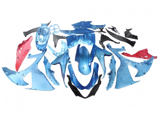 Carenados Moto Suzuki GSXR 1000 2009-2016 - Azul Claro Verde Rojo Motul