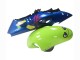 Carenados Moto Suzuki GSXR 1300 Hayabusa 1996-2007 - Azul Verde Tiburón 46