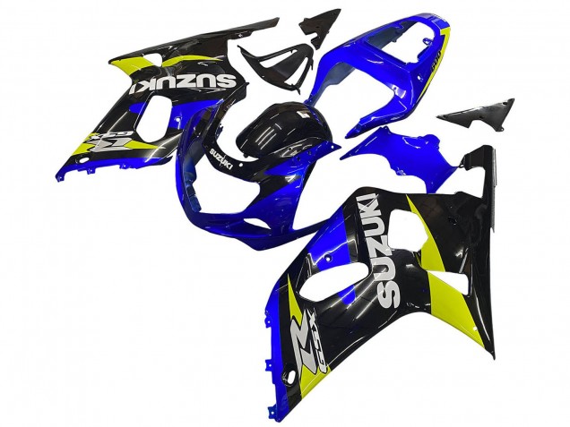 Carenados Moto Suzuki GSXR 600 / GSXR 750 2001-2003 - Azul Amarillo Negro Brillante