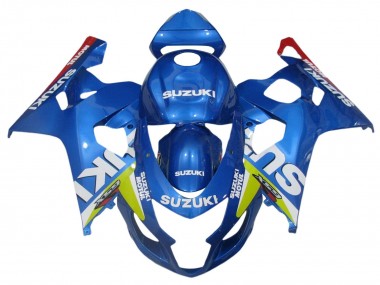 Carenados Moto Suzuki GSXR 600 / GSXR 750 2004-2005 - Azul Verde Rojo Motul