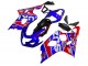 Carenados Moto Suzuki GSXR 600 / GSXR 750 2004-2005 - Azul Rojo Negro Motul Dunlop
