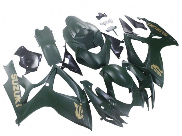 Carenados Moto Suzuki GSXR 600 / GSXR 750 2006-2007 - Verde Militar Mate
