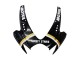 Carenados Moto Suzuki GSXR 600 / GSXR 750 2006-2007 - Negro Brillante Blanco Motul Lucky Strike