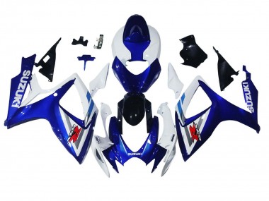 Carenados Moto Suzuki GSXR 600 / GSXR 750 2006-2007 - Blanco Azul Negro Brillante Rojo
