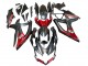 Carenados Moto Suzuki GSXR 600 / GSXR 750 2008-2010 - Negro Mate Rojo